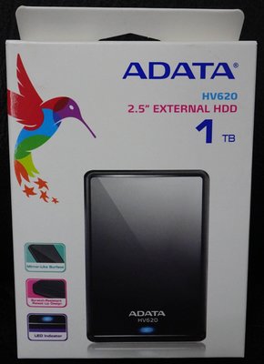 ...點子電腦-北投...全新◎威剛 ADATA HV620S 1TB 2.5吋行動硬碟◎USB 3.0，1470元