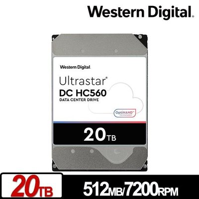 @電子街3C特賣會@全新 WD 威騰 Ultrastar DC HC560 20TB 3.5吋企業級硬碟 20T
