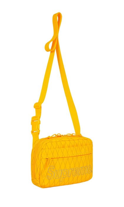 yellow supreme shoulder bag