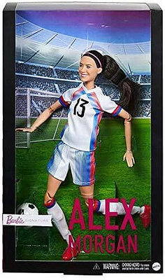 Ken &amp; Barbie #GHT49 _ 收藏型芭比娃娃 _ 2020 女性榜樣 - 18關運動員_亞歷克斯摩根☆盒損