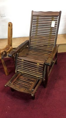 【肯萊柚木傢俱館】紫檀木實木 手工製作 躺椅 休閒椅 限量商品