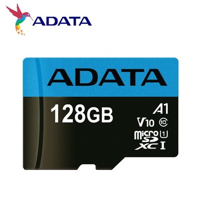 【原廠保固】威剛 Premier 128G microSDXC UHS-I C10 A1記憶卡 (ADC10-128G)
