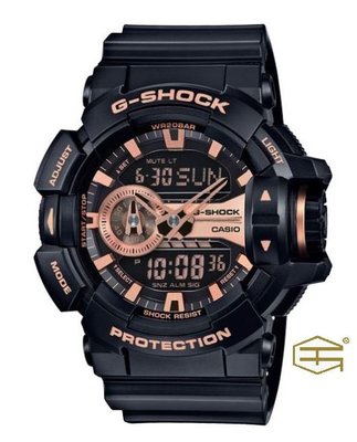 【天龜】CASIO G SHOCK  雙顯 抗震運動雙顯錶 GA-400GB-1A4