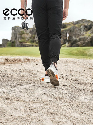 鞋子ECCO愛步防水高爾夫球鞋男款舒適耐穿運動鞋 高爾夫健步C4 130404