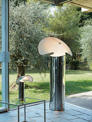 意大利FLOS chiara臺燈落地燈不銹鋼極簡設計師樣板間展廳帽子燈