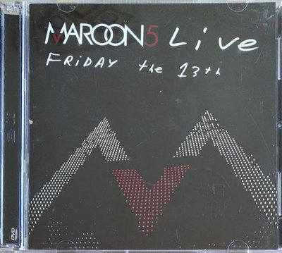 《絕版專賣》Maroon 5 魔力紅 / Live Friday The 13th 黑色星期五魔力現場 (CD+VCD)