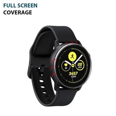 適用於 Samsung Galaxy Watch Active 2 40mm 44mm 屏幕保護膜的 3pc 超薄高清膠