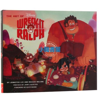 無敵破壞王 電影藝術畫冊設定集 英文原版 The Art of Wreck-It Ralph 精裝 迪士尼出品 Disn