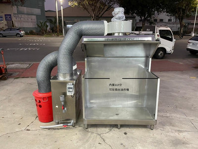 [年強二手傢俱] 噴霧式油煙分離機配油煙機 110V 油水分離處理機 白鐵抽油煙機 40316425