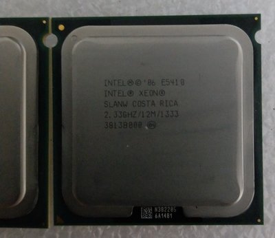 INTEL XEON E5410 CPU 12M 2.33GHZ四核心SLANW 775