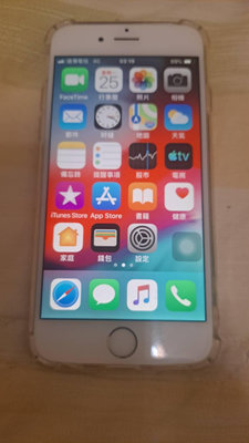 孩童學生便宜實用Apple iPhone 6 台灣公司貨32G 4.7吋 二手金色智慧型手機 系統版本 iOS 12.5.7 外觀八成五新 使用功能正常