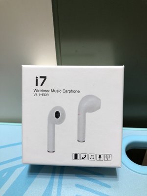 i7一拖二智能音樂藍牙耳機 耳塞式耳機 無線迷你藍牙耳機 可切換聽歌電話 藍牙4.1超低功耗 立體聲單耳機