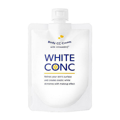 日本white conc美白身體乳 cc霜 全身素顏霜vc乳林允同款