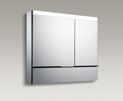浴室的專家 *御舍精品衛浴 KOHLER 博納2.0系列 冰箱鏡櫃 (100cm) K-24373T-NA