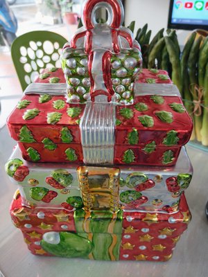 聖誕禮物 擺飾品 可當糖果盒收納盒