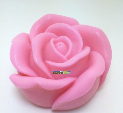 蜜豆奶小舖/裝飾蠟燭3D立體玫瑰香皂矽膠模具/模具批發/手工皂模/矽膠模/土司模