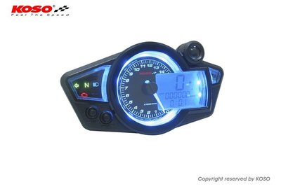 KOSO RX1N 摩托車速度表 數位指針碼表 時速液晶顯示 多功能 超速警告/超轉燈/超溫警示 土炮好物改裝精品