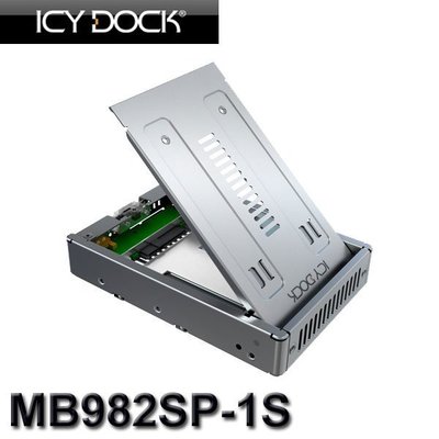 【MR3C】含稅附發票 ICYDOCK MB982SP-1S 2.5吋 轉 3.5吋單顆磁碟轉接盒
