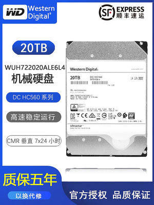 WD/西部數據 WUH722020ALE6L4 20T氦氣企業級伺服器SATA機械硬碟
