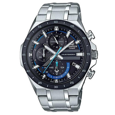 CASIO 手錶公司貨EDIFICE太陽能3D立體錶盤 EQS-920DB-1B 計時碼錶日期,24小時