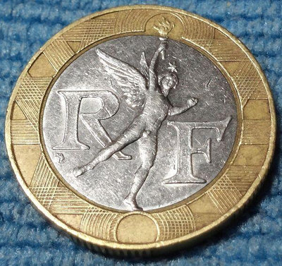 法國 KM#964.1 1990 10 Francs