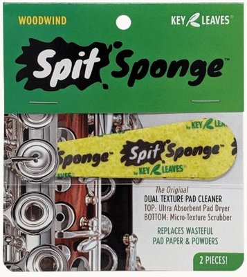 §唐川音樂§【Key Leaves Spit Sponge Wood Wind 木管樂器 皮墊吸水布 】(2片入) 美國