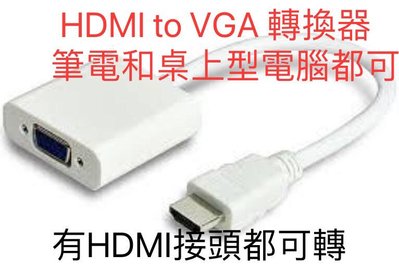 拚評價現貨HDMI轉VGA HDMI TO VGA HDMI2VGA 1080P 支援 華碩技嘉微星以上