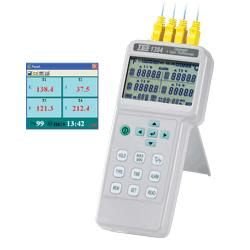 [捷克科技] TES 泰仕 TES 1384 四通道 溫度計 記錄器 四顯示 USB 電腦連線 專業儀錶電錶