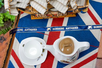 【旭鑫】Midwinter 英國 陶瓷 歐洲古董 下午茶 咖啡杯組 咖啡壺 E.04