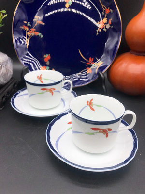 日本皇家御用瓷器，香蘭社經典蘭花咖啡杯 紅茶杯 奶茶杯