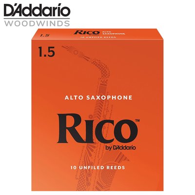 小叮噹的店-美國 RICO RI-A 中音薩克斯風竹片 10片裝 ALTO SAX