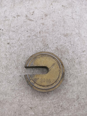 【二手】銅器純銅秤砣一00克，標是554【木清院】銅器 佛像 擺件