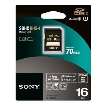 【公司貨】Sony 16GB 記憶卡 SDHC Class10 16G 讀取速度70MB/s 適用W810/WX500/