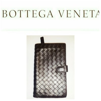 寶緹嘉 Bottega Veneta 編織 拉鍊長夾 BV小羊皮多卡拉鏈長皮夾 翻扣零錢包 手拿包發財夾668 一元起標
