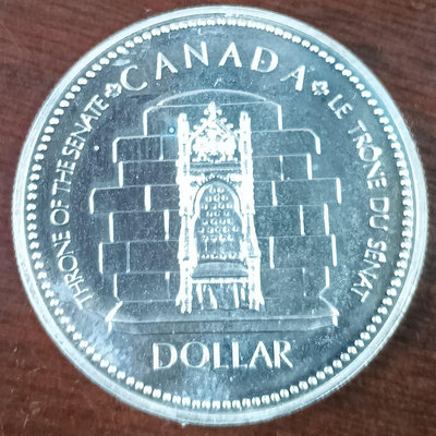 【二手】 加拿大 1977年 女王繼位25周年 登基銀禧 紀念銀幣 面1483 紀念幣 硬幣 錢幣【經典錢幣】