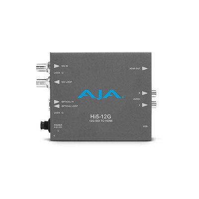 AJA HI5-12G-R 12G-SDI 轉 HDMI 2.0 轉換器LC單通道接收器