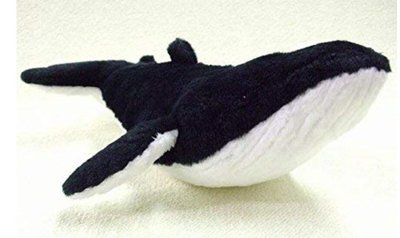 11719c 日本進口  好品質 限量品 可愛呆萌 座頭鯨魚大魚海洋動物毛絨毛娃娃玩具玩偶收藏品擺件禮品