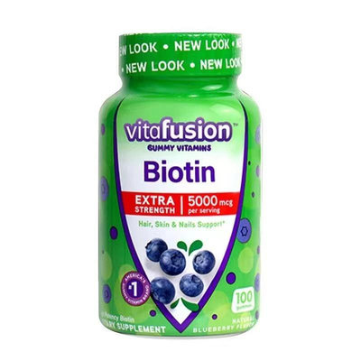 熱賣 美國 vitafusion biotin 生物素 100粒 效期至12月