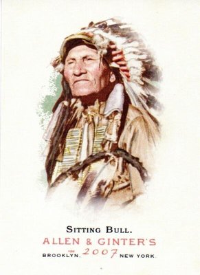 ^.^飛行屋(全新品)TOPPS 名人卡 棒球卡 紀念卡系列 #113 美國印第安人領袖~坐牛Sitting Bull