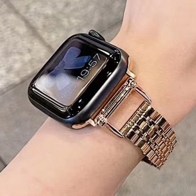 好品質S8 女款 小蠻腰不鏽鋼金屬錶帶 適用於 Apple watch 8 7 6 5 4 SE 41mm 45mm