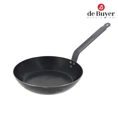 【易油網】DE BUYER Frying pan blue steel 戶外圓型煎鍋 28cm #5400.28