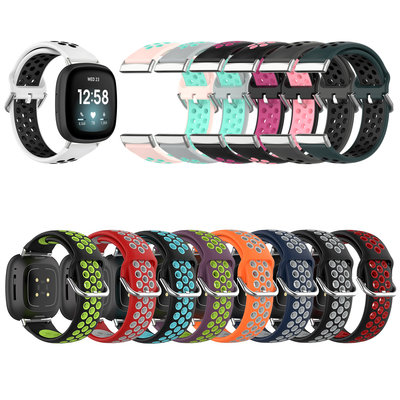 Fitbit Versa 3 / Fitbit Sense 手錶錶帶更換錶帶手鍊手錶配件的矽膠錶帶