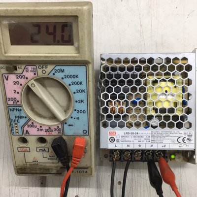 【尚典3C】MW 明緯 LRS-50-24  工業用 LED 功放  變壓器 2手