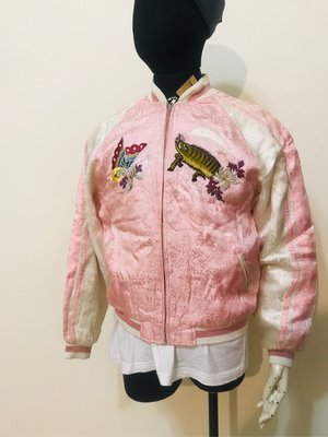 日本 刺繡夾克 刺繡外套 東洋 橫須賀 豬 鹿 蝶 已售罄