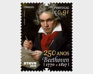 2020年葡萄牙貝多芬250誕辰郵票
