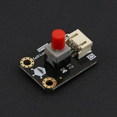 DFRobot 按鈕模塊自鎖式按鍵兼容arduino傳感器按鍵模塊