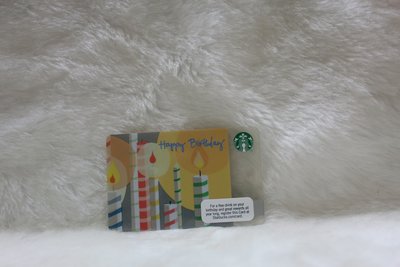 美國 星巴克 STARBUCKS 2010 蠟燭 隨行卡 儲值卡 星巴克卡 卡片 收藏