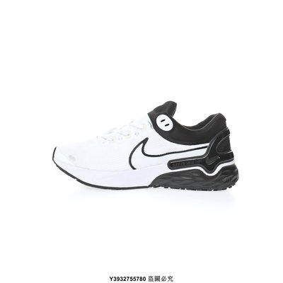 Nike Renew Run 3 Premium 休閒運動 低筒 慢跑鞋 網織白黑 JQ72