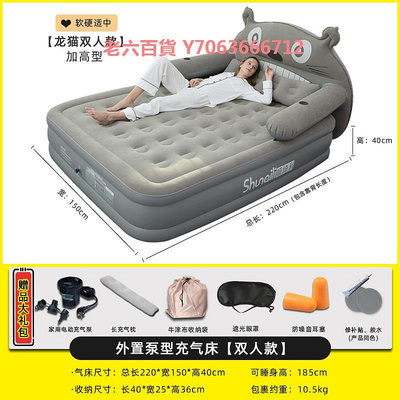精品龍貓卡通充氣床墊家用雙人充氣床戶外單人加厚加高懶打地鋪氣墊床