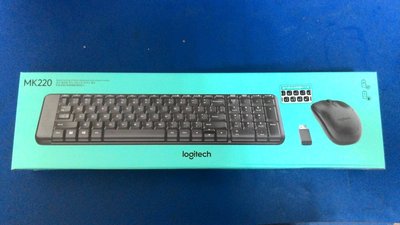 @淡水無國界@ 羅技 MK220 無線 鍵盤滑鼠組 精巧外型 中文注音 黑色 USB介面 鍵盤 滑鼠 可超取